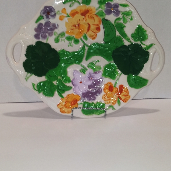 MBJ Handmade Hand painted embossed  glazed. MBJ Handmade Hand painted embossed - Picture 2 of 4